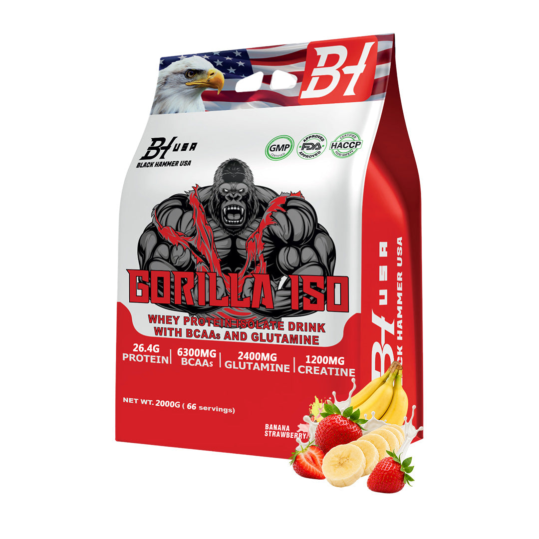 3x Gorilla ISO Whey Protein 2KG Bundle