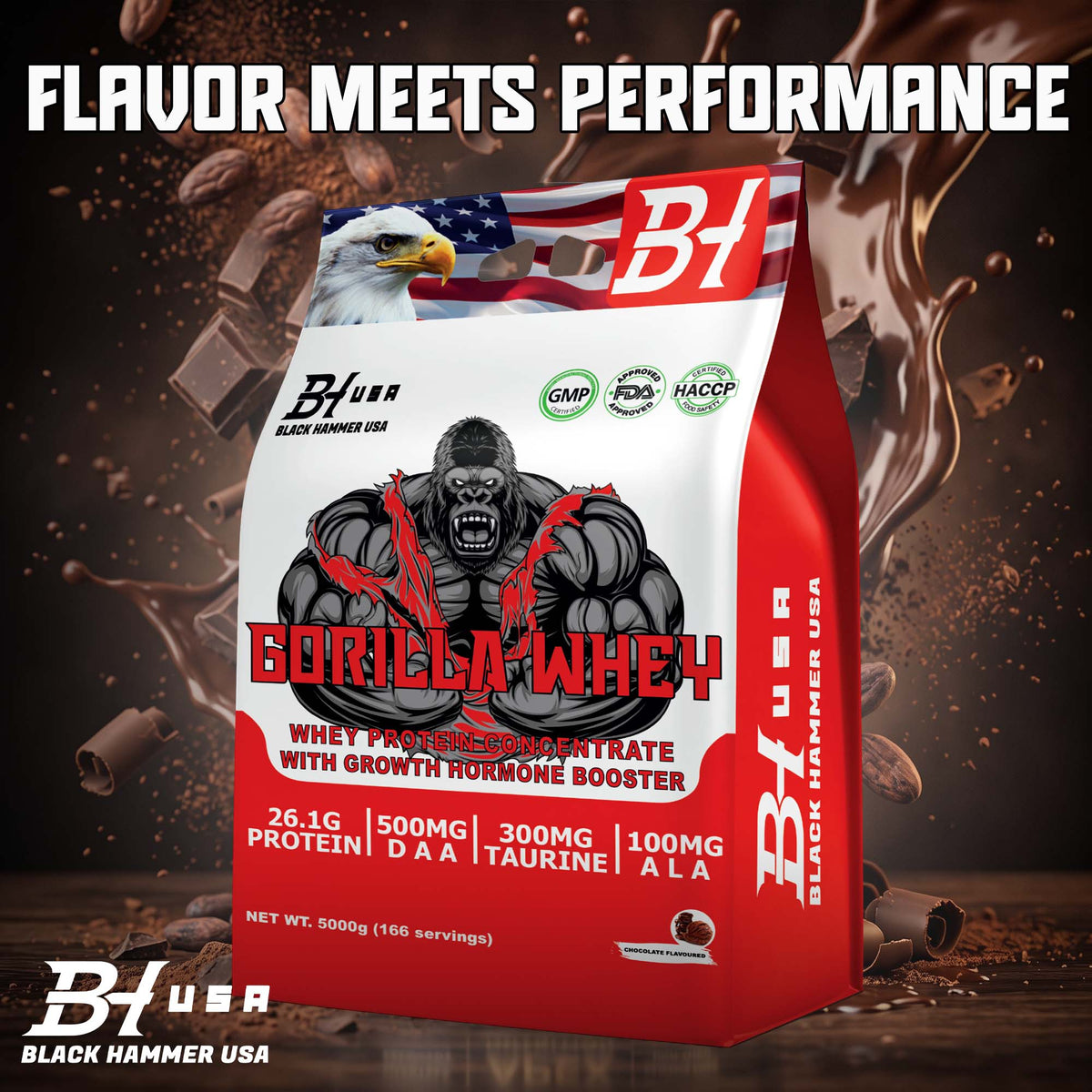 Gorilla Whey 5kg + FREE Booster