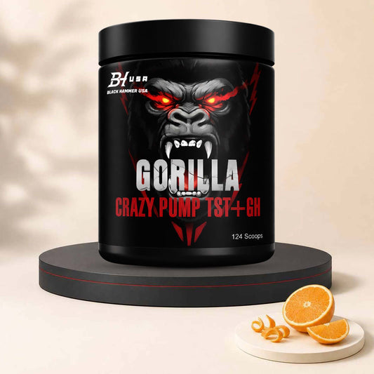 Gorilla Crazy Pump Orange + FREE GORILLA BCAA FRUITS