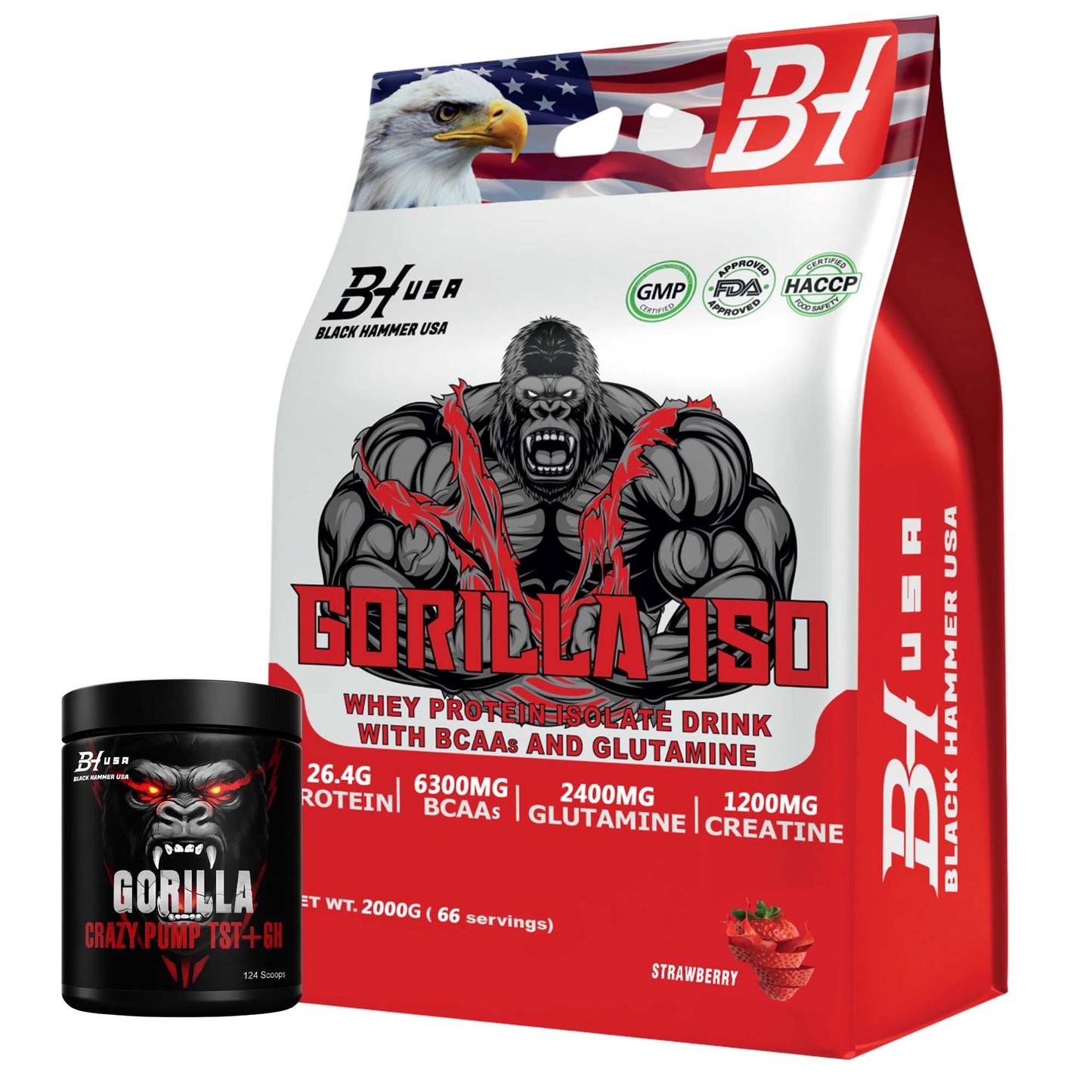 24H Deal: Gorilla ISO + FREE Gorilla Crazy Pump Orange _SAVE 50% - image 3