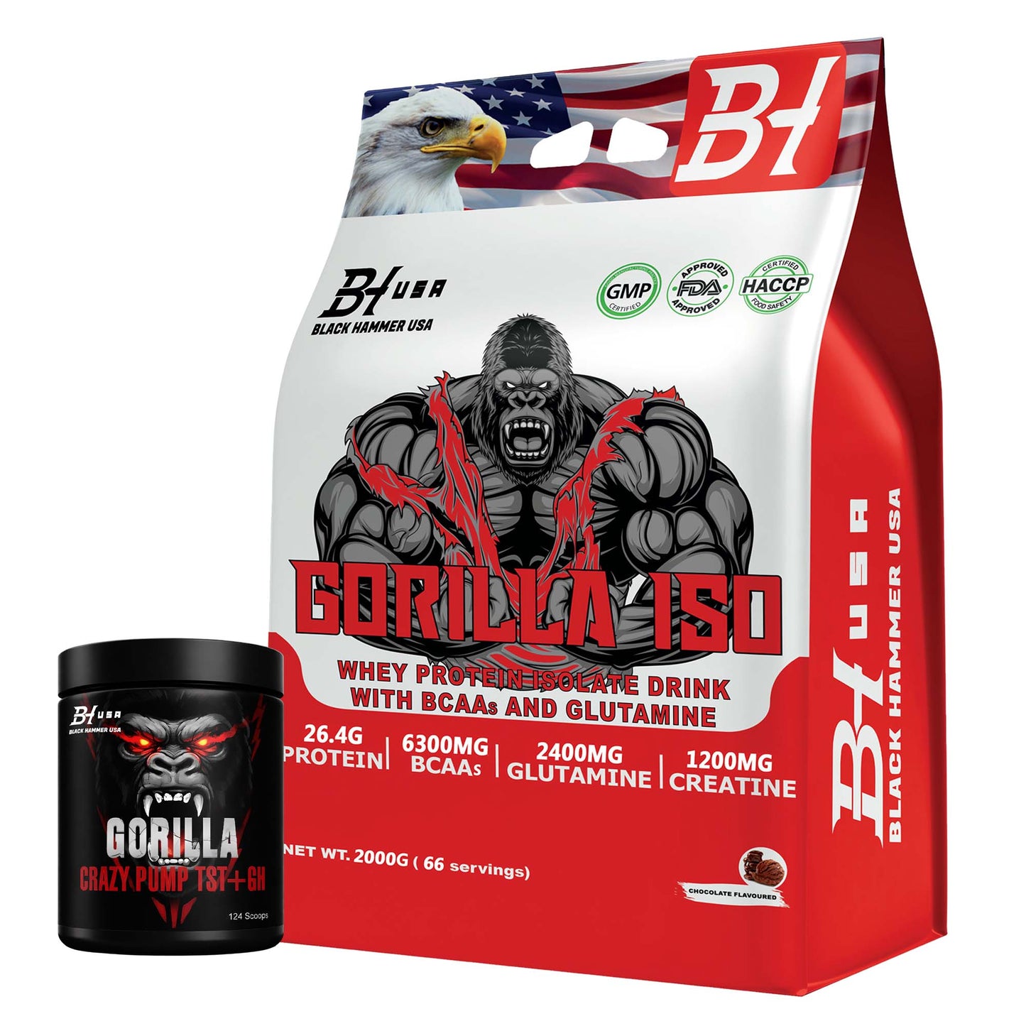 24H Deal: Gorilla ISO + FREE Gorilla Crazy Pump Orange _SAVE 50%