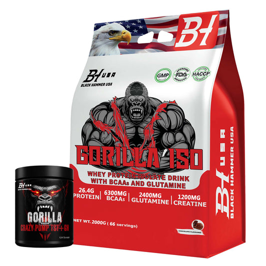 24H Deal: Gorilla ISO + FREE Gorilla Crazy Pump Orange _SAVE 50%