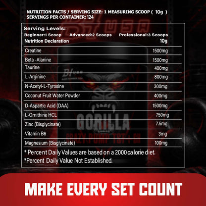 Gorilla ISO 2kg  + Gorilla Crazy Pump