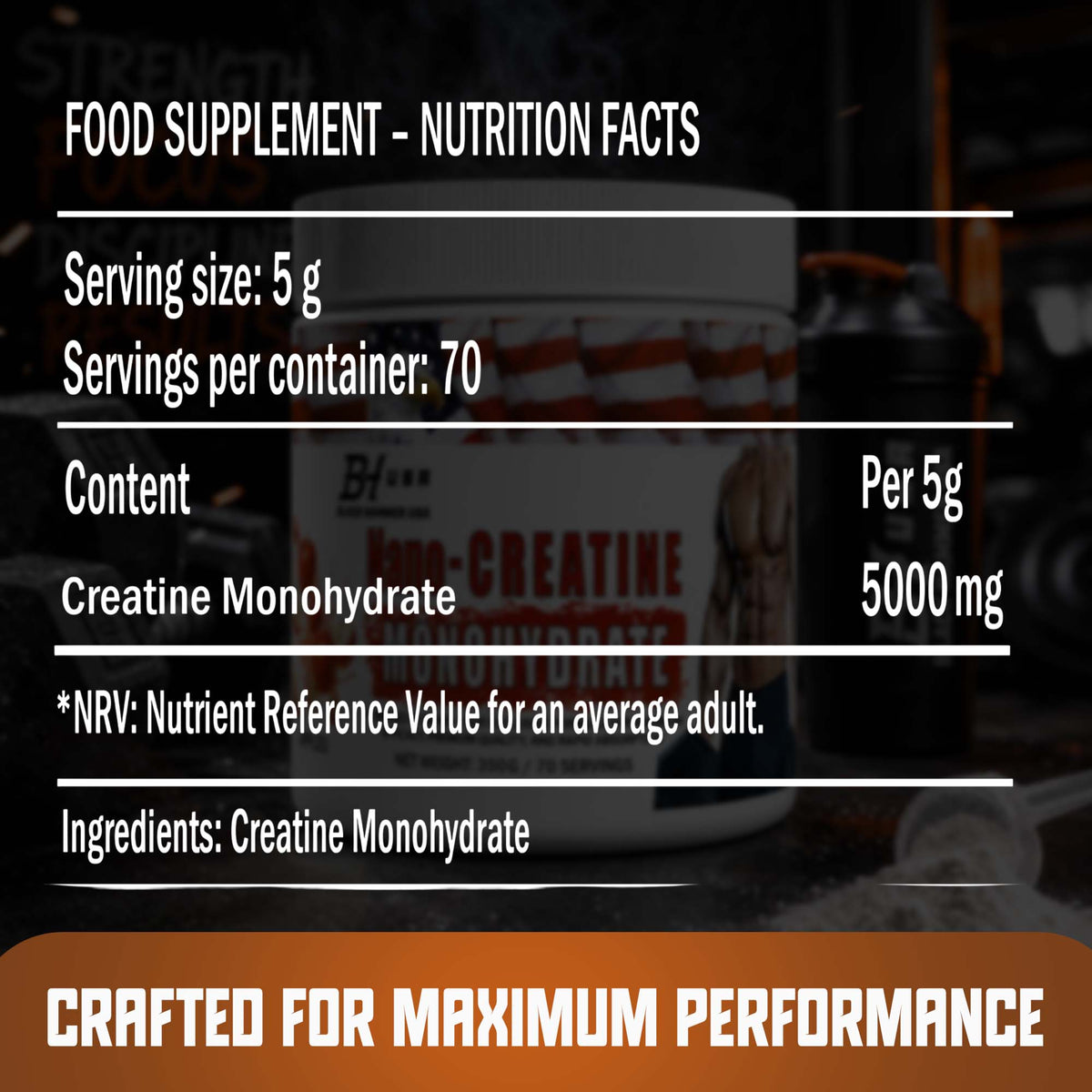 Nano CREATINE+ EAAs POWER