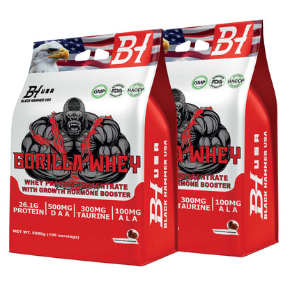2x Gorilla Whey Protein 5kg – Premium Bundle
