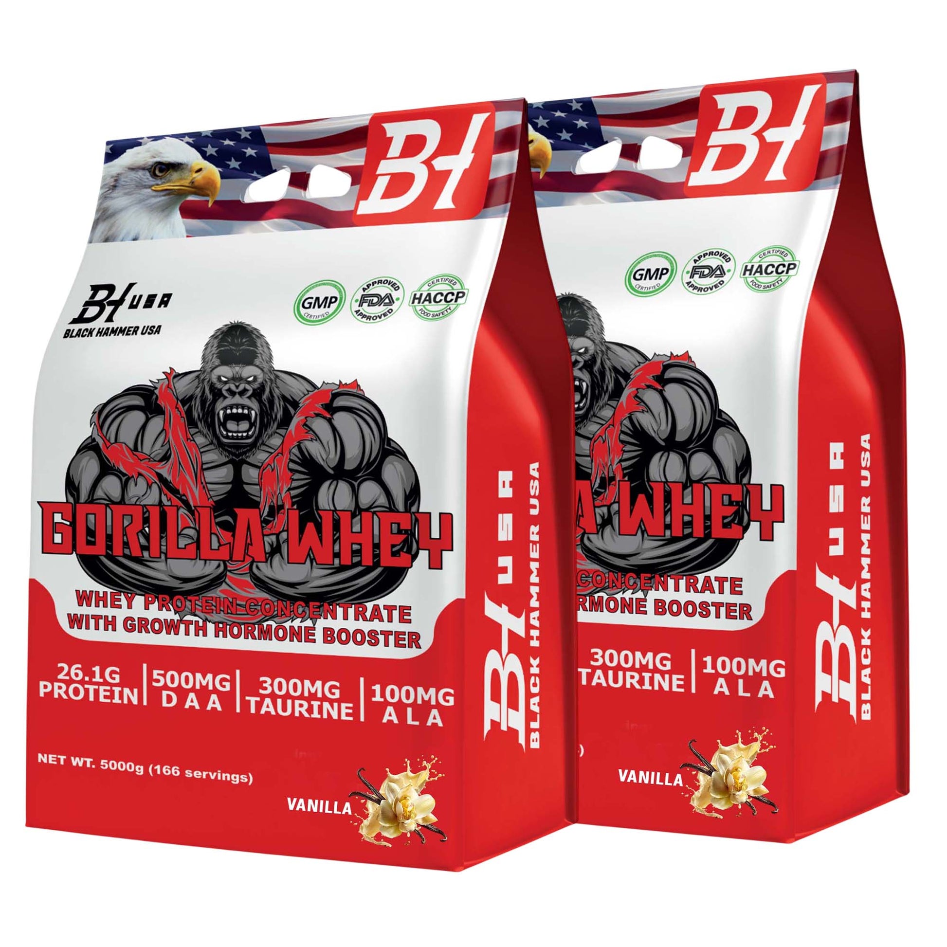 2x Gorilla Whey Protein 5kg – Premium Bundle - image 4