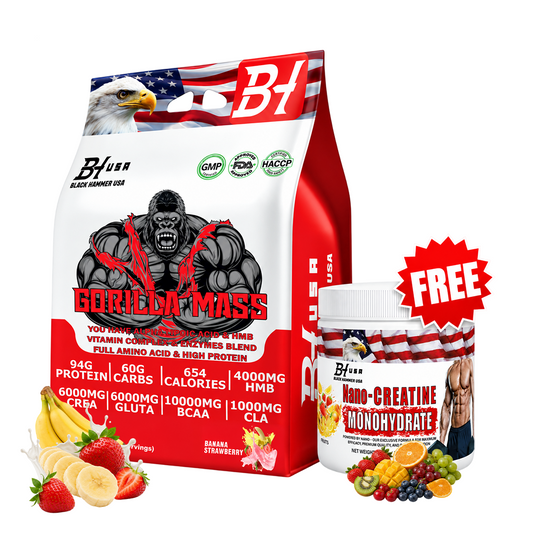 Gorilla mass + Nano creatine