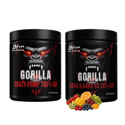Gorilla Crazy Pump Orange + FREE GORILLA BCAA FRUITS