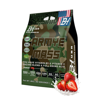 ARMYE Mass Gainer 4KG + FREE GORILLA BCAA