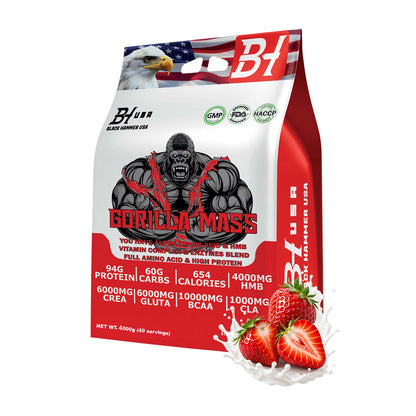 🦍 Gorilla Mass Power Bundle – FREE EAA + BCAA
