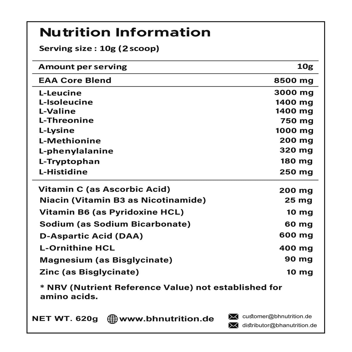 Nano CREATINE+ EAAs POWER