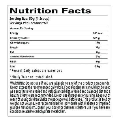 Creatine Carbo 3k - GTR Nutrition