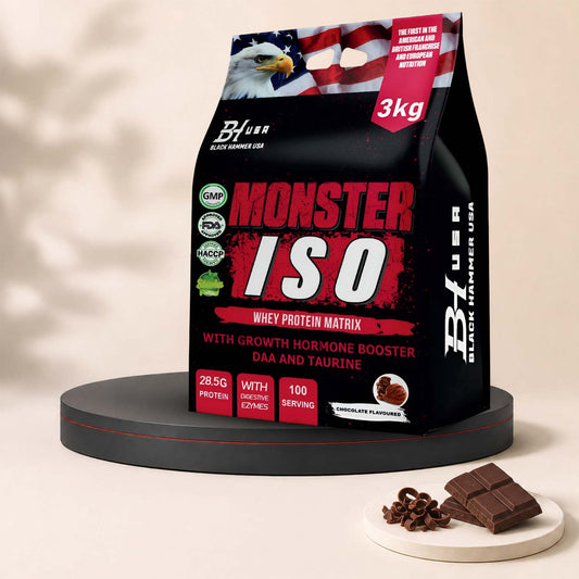 Monster ISO 3KG Chocolate + FREE Black Power Orange