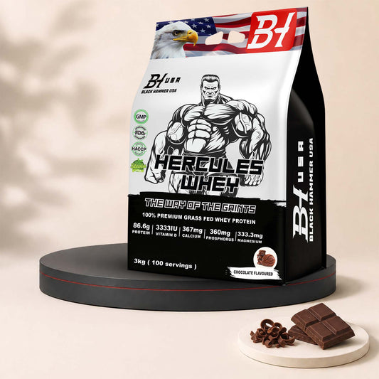 2x Hercules Whey Protein 3KG Chocolate + Free Gift